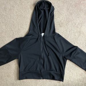 Fashionova cropped black sweatshirt